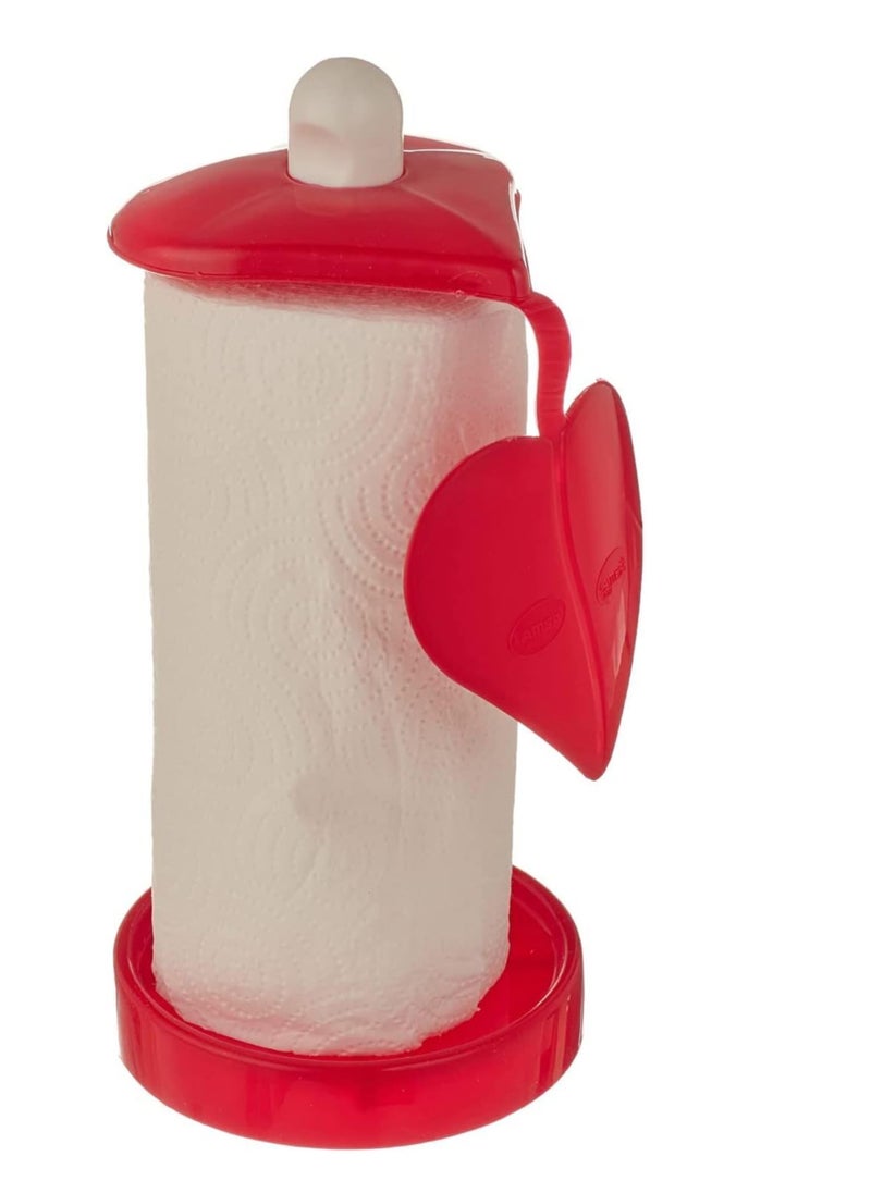 Generic Heart Shaped Plastic Tissue Holder, Multicolour - 12 x 12 cm  - Image 4