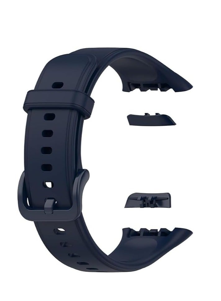 حزام سيليكون متوافق مع اوبو باند 2 [مسامي] حزام بديل من السيليكون الناعم للرجال والنساء، تصميم مشبك دبوس لأوبو باند 2 - Image 2