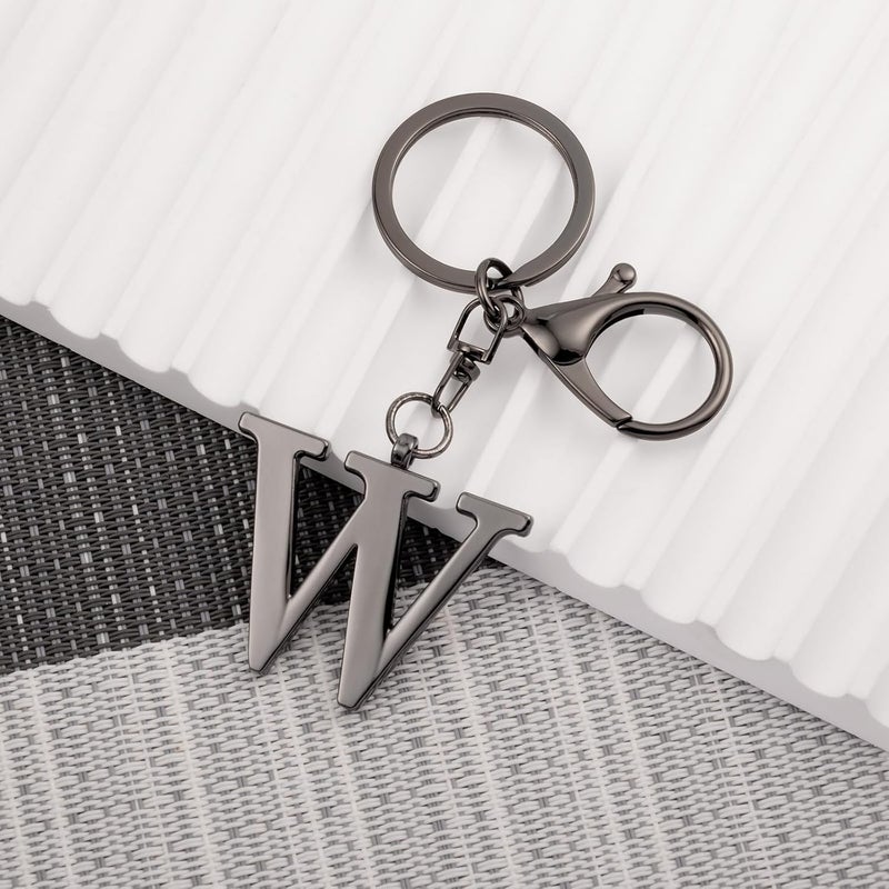 LAXPICOL Gold Letter A-Z Keychain for Women Men Purse Handbags Metal Alphabet Initial Letter Key Ring Keychain - Image 3