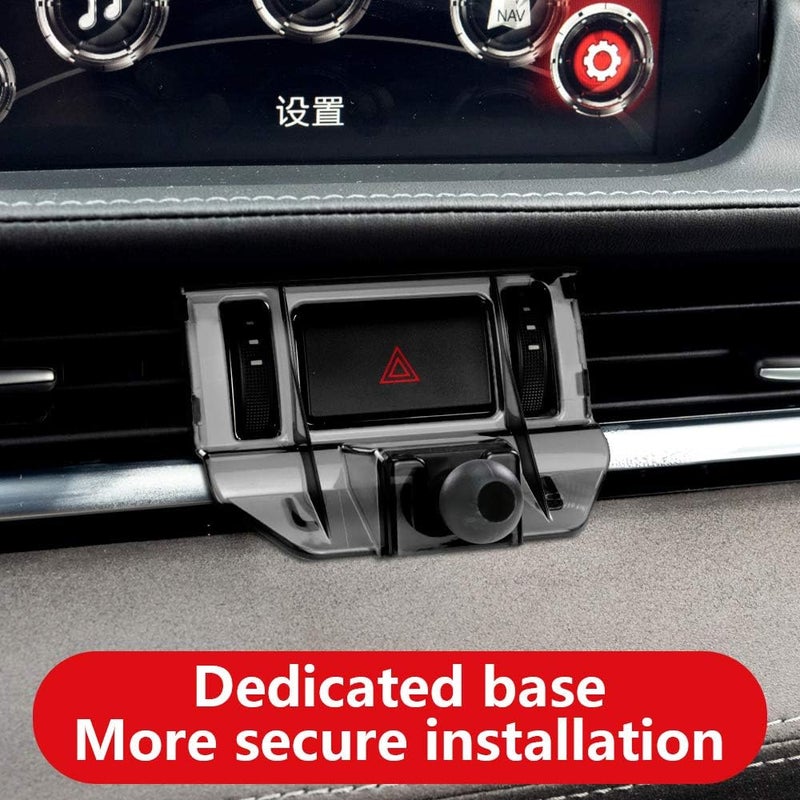 musttrue LUNQIN Car Phone Holder for 2018-2021 Mazda 6 - Navigation Bracket Mobile Cell Phone Mount - Image 4