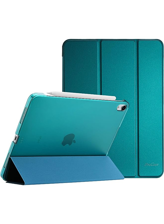 Procases iPad Air 4 Case 10.9 Inch 2020 iPad Air 4th Generation Case A2316 A2324 A2325 A2072, Slim Stand Hard Back Shell Protective Smart Cover Cases for iPad Air 10.9" 4th Gen 2020 –Emerald - Image 1