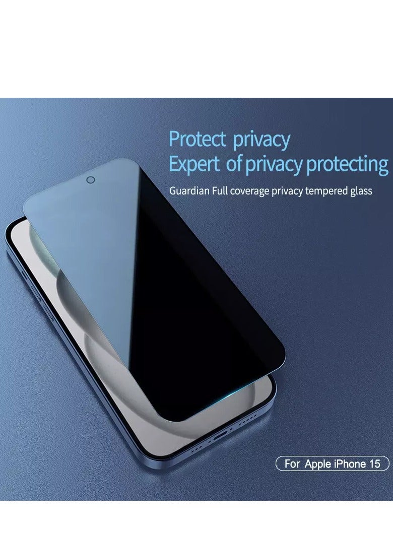 Nillkin Amazing Guardian Full coverage privacy tempered glass for Apple iPhone 15 6.1 (2023) - Image 2