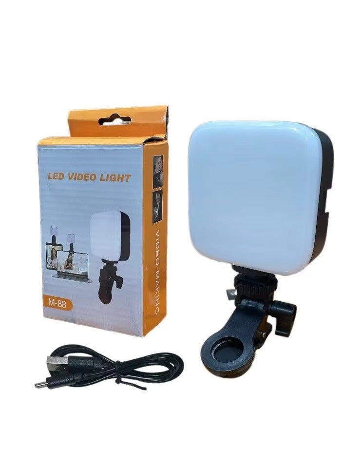 Selfie Mobile Phone led with Clip Phone Holder Light Video Light 6000k Color Temperature Brightness Adjustable for Phone/Tablet/Laptop, Zoom TikTok Live Streaming - Image 2