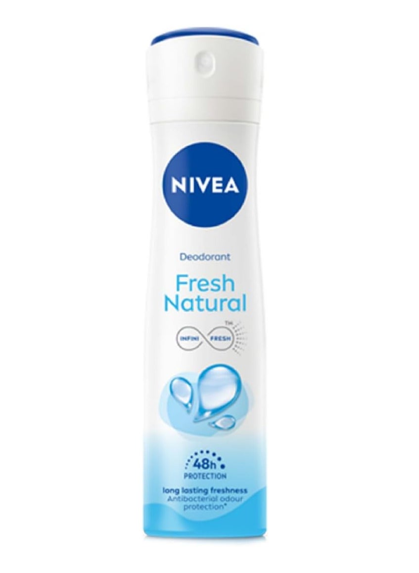 Nivea Deodorant,Fresh Natural,Women, 150ml