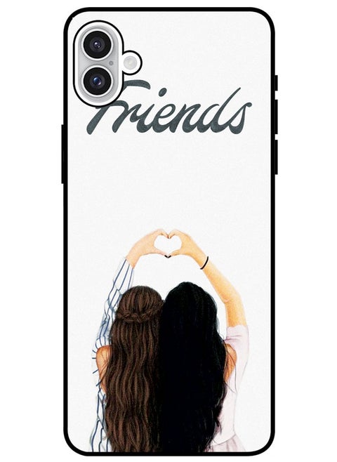 Protective Premium Quality Case Cover For Apple Iphone 16 (2024) Friends Multicolor