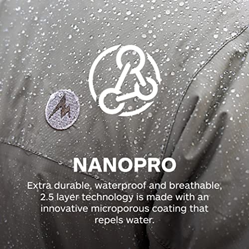 MARMOT Kid's PreCip Eco Jacket, Breathable, Recycled, Waterproof, Black, Small - Image 3