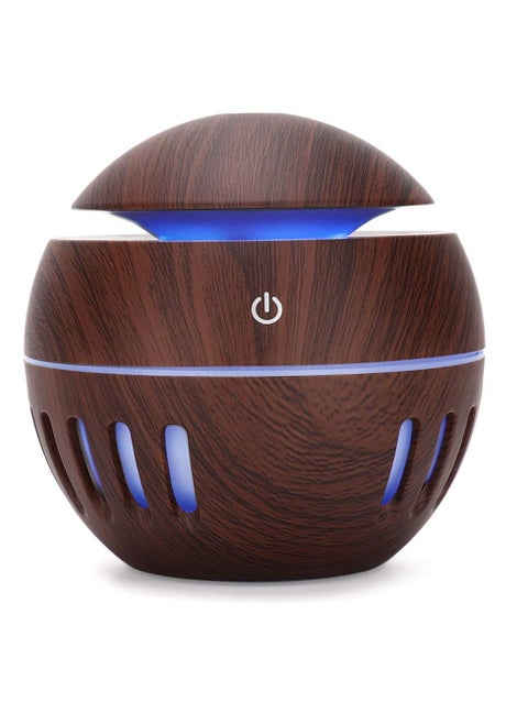 Cool Mist Humidifier, Aromatherapy Diffuser, with Colorful LEDs for Home Bedroom Office, Diffusers for Essential Oils, 130ml USB Desktop Humidifier, Gifts for Mom Women