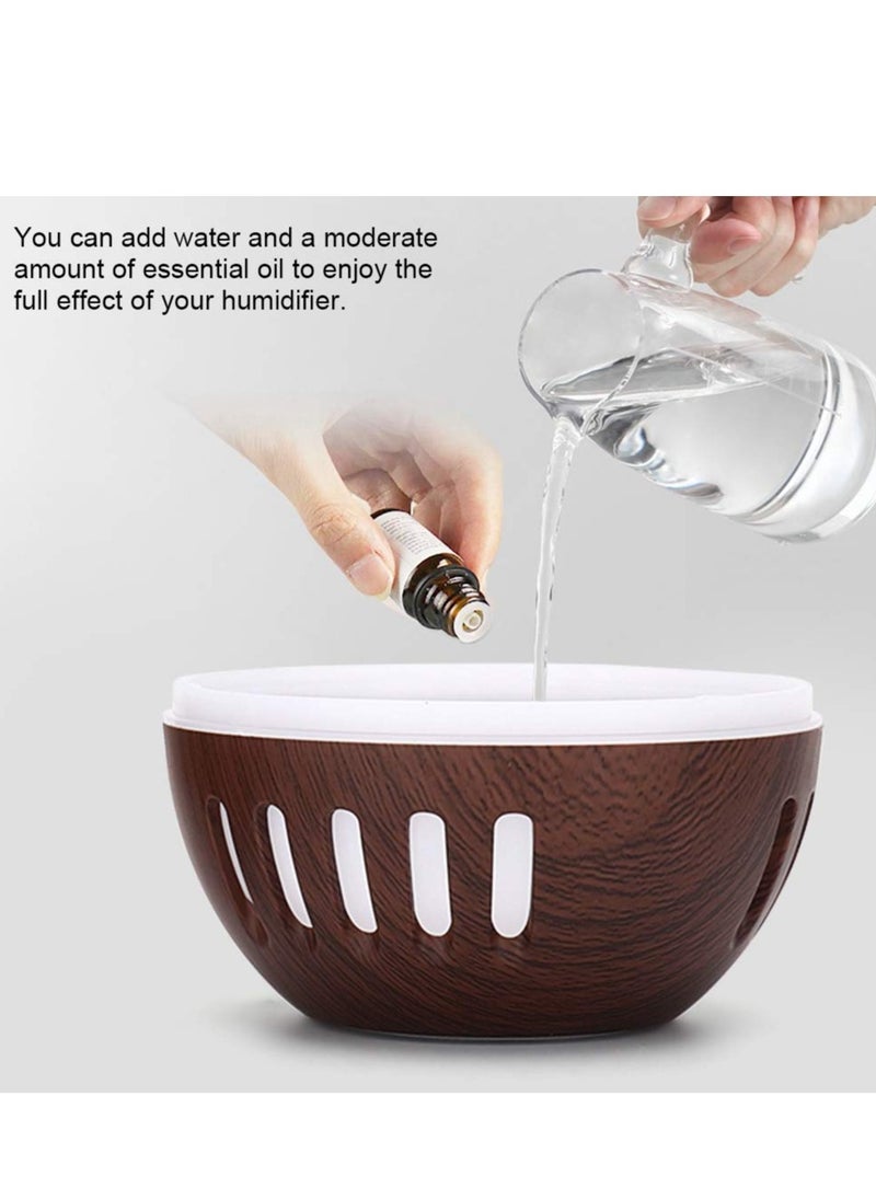 Excefore - Cool Mist Humidifier, Aromatherapy Diffuser, with Colorful LEDs for Home Bedroom Office, Diffusers for Essential Oils, 130ml USB Desktop Humidifier, Gifts for Mom Women - Image 1