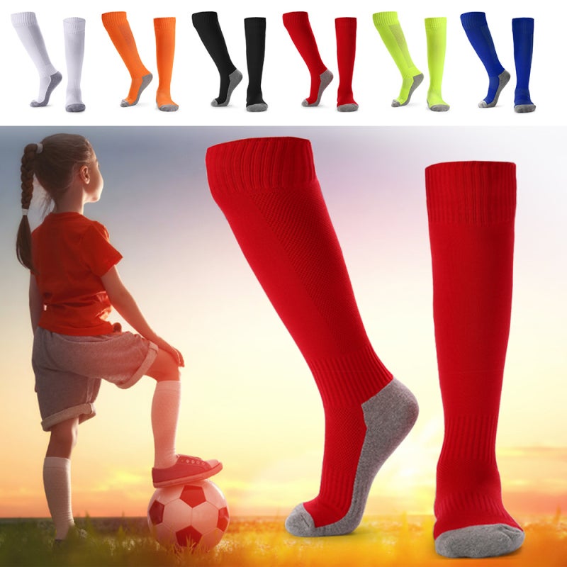Kids Sports Socks: Green, 57% Chinlon+22% Cotton, Durable Breathable Seamless Anti-Skid Odor-Free - for Boys and Girls Age 8-14 With CN Feet Size 33-38 - Image 4