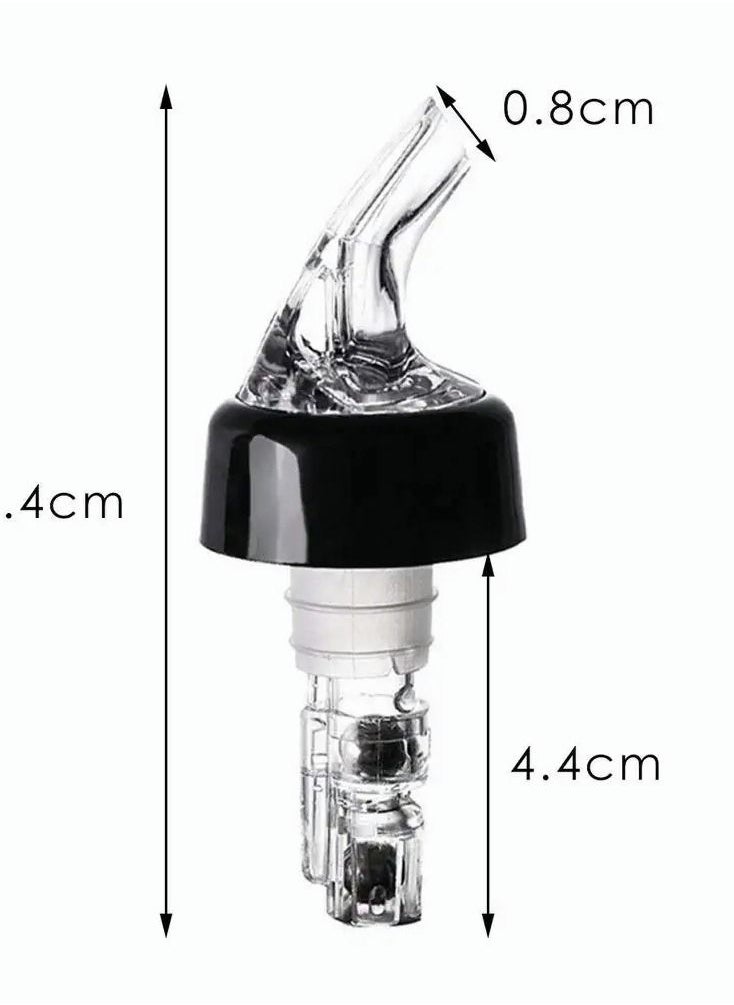 Excefore Measured Bottle Pourer, Liquor Pourers 1oz/30ml Automatic Liquor Bottle Pourers Bottle Jigger Quick Shot Spirit Measure Pourer for Wine Cocktail Gin Jigger 6 Pcs  - Image 4