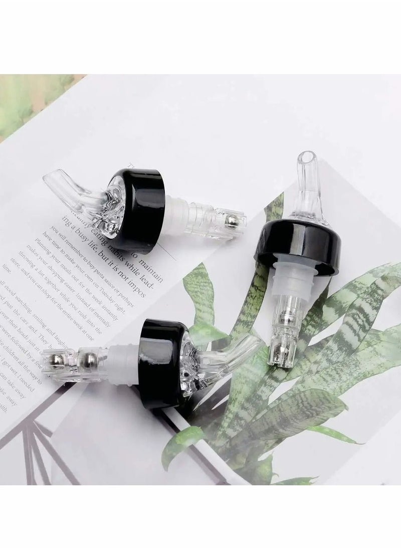 Excefore Measured Bottle Pourer, Liquor Pourers 1oz/30ml Automatic Liquor Bottle Pourers Bottle Jigger Quick Shot Spirit Measure Pourer for Wine Cocktail Gin Jigger 6 Pcs  - Image 2