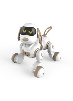 ماركة غير محددة Yingjia 18011 2099 Dicat Robot Dog الكهربائية الذكية كلب حوار التحكم عن بعد الصبي التعليم المبكر لعبة-اللون: أزرق وأبيض  - Image 5