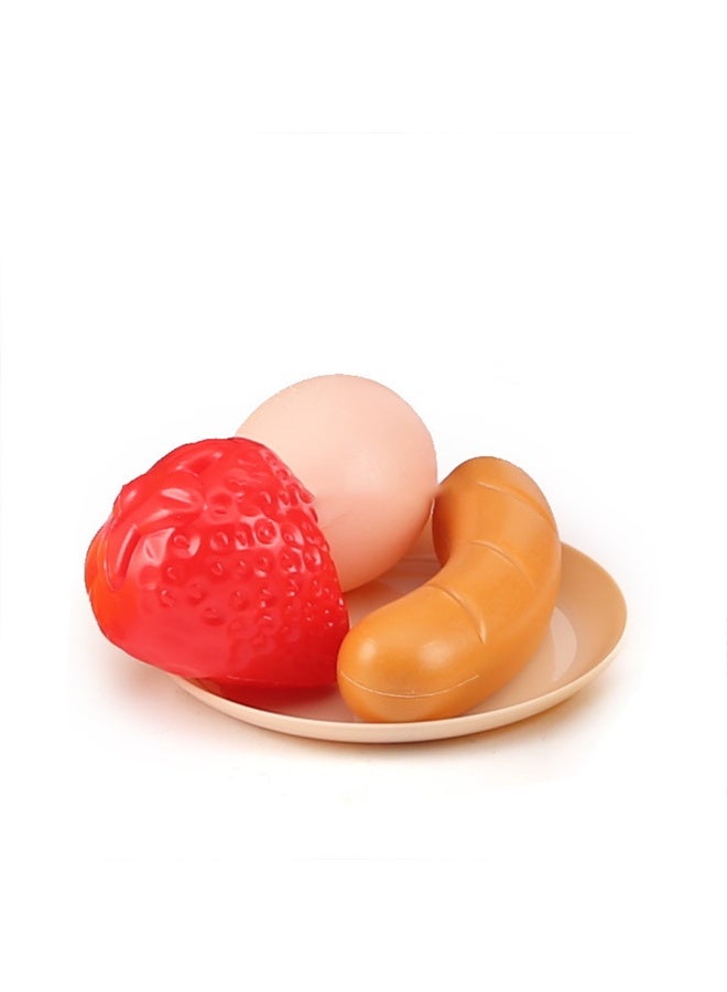 Kids Play Kitchen Set, 35 Pieces Interactive Design, Plastic Cooking Tools and Food, Realistic Lights and Sounds, Sink with Toilet, Preschool Role Play Toys for Skill Development, Bright Colors and Educational Figures, Perfect Gift for Kids Ages 3 and Up - Image 2