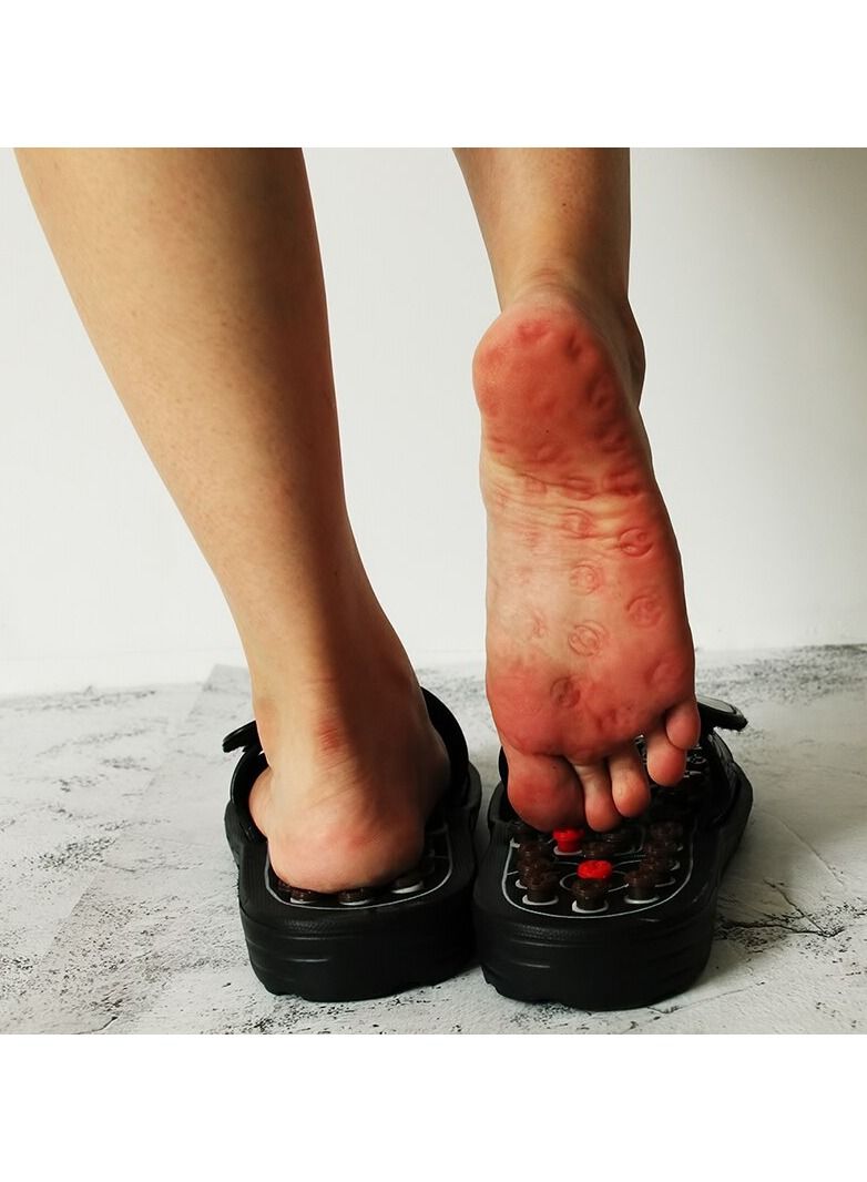 DubaiGallery نعال تدليك للرجال، أحذية باديكير، الطب الصيني، علاج ضغط الدم، الرعاية الصحية، المنزل - Image 2