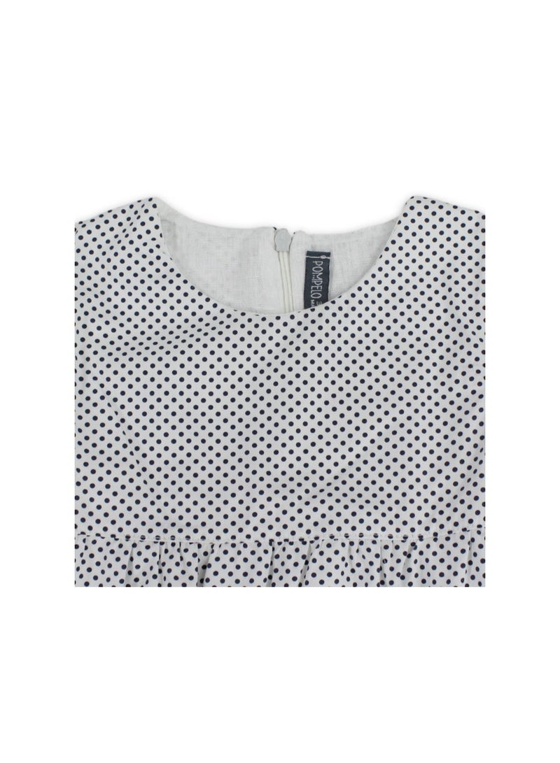 Pompelo Baby Girls Cotton Dress – Printed Design - Image 2