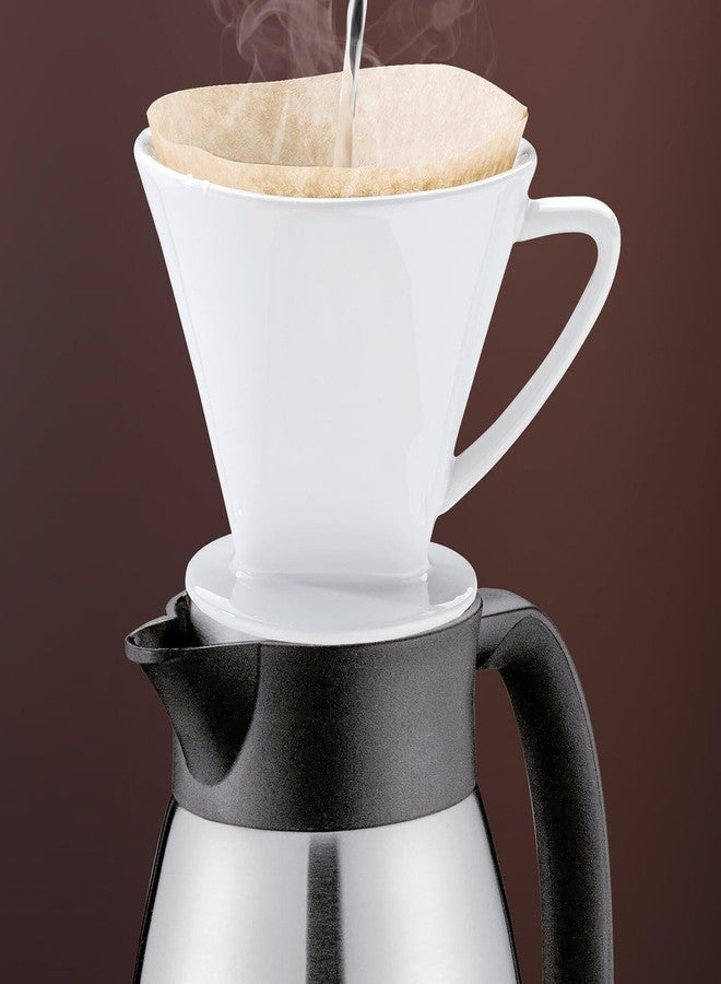Cilio Savona Insulated Double-Wall Stainless Steel Beverage Server-Hot/Cold Carafe-Coffee Pitcher, 34 Ounce - Image 2