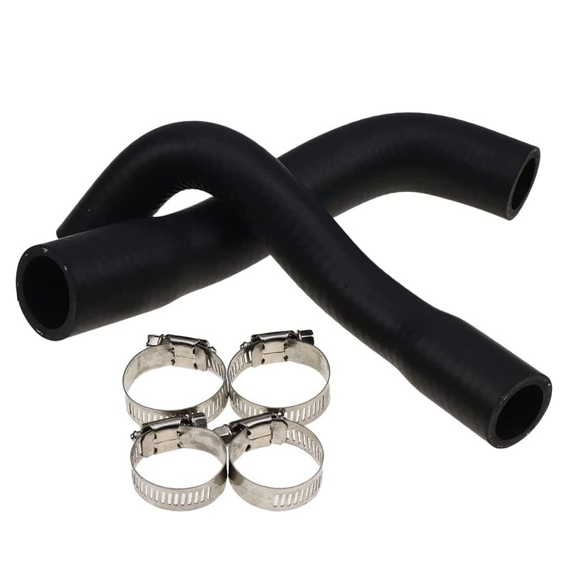 JZGRDN Fuel Filler Hose & Fuel Vent Hose Set with 4 Clamps 52040079 52040081 17740.07 17741.05 Compatible with Jeep Wrangler YJ 87-95 20 Gallan Fuel Tank - Image 5