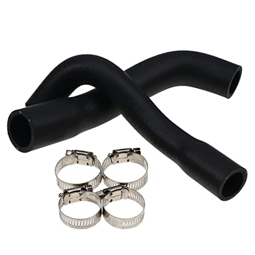 JZGRDN Fuel Filler Hose & Fuel Vent Hose Set with 4 Clamps 52040079 52040081 17740.07 17741.05 Compatible with Jeep Wrangler YJ 87-95 20 Gallan Fuel Tank - Image 1