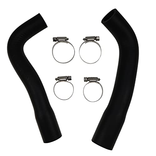 JZGRDN Fuel Filler Hose & Fuel Vent Hose Set with 4 Clamps 52040079 52040081 17740.07 17741.05 Compatible with Jeep Wrangler YJ 87-95 20 Gallan Fuel Tank - Image 3