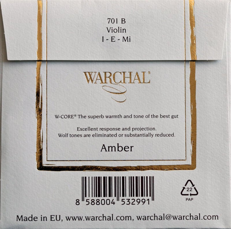 Warchal Amber Violin E String with Ball - Image 2