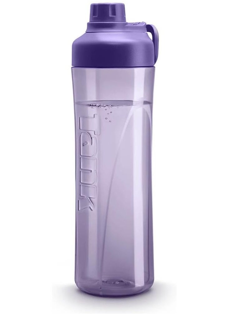 Tank Tritan Plastic Water Bottle 800mL, Purple, BPA Free - pzsku/ZD4B6671122A869614BB6Z/45/_/1740395537/f63e4384-1572-4725-9339-2dc8d3e13527