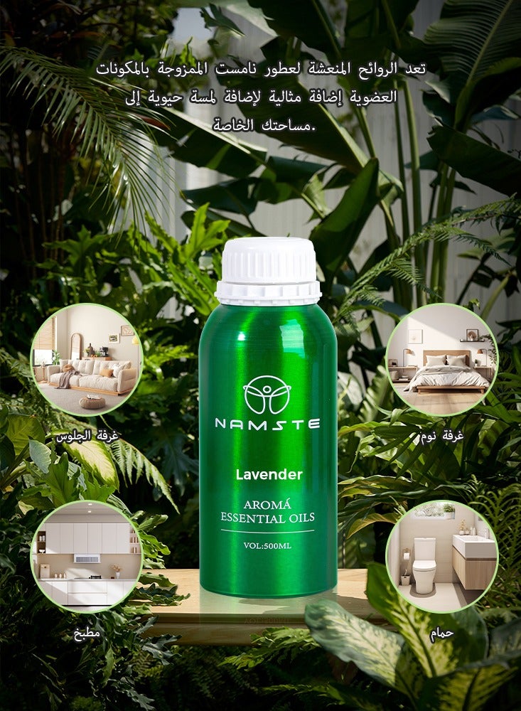 Namste Aroma Oil Has an Elegant Scent of Pure lavender Flowers Lavender 500ML - Image 5
