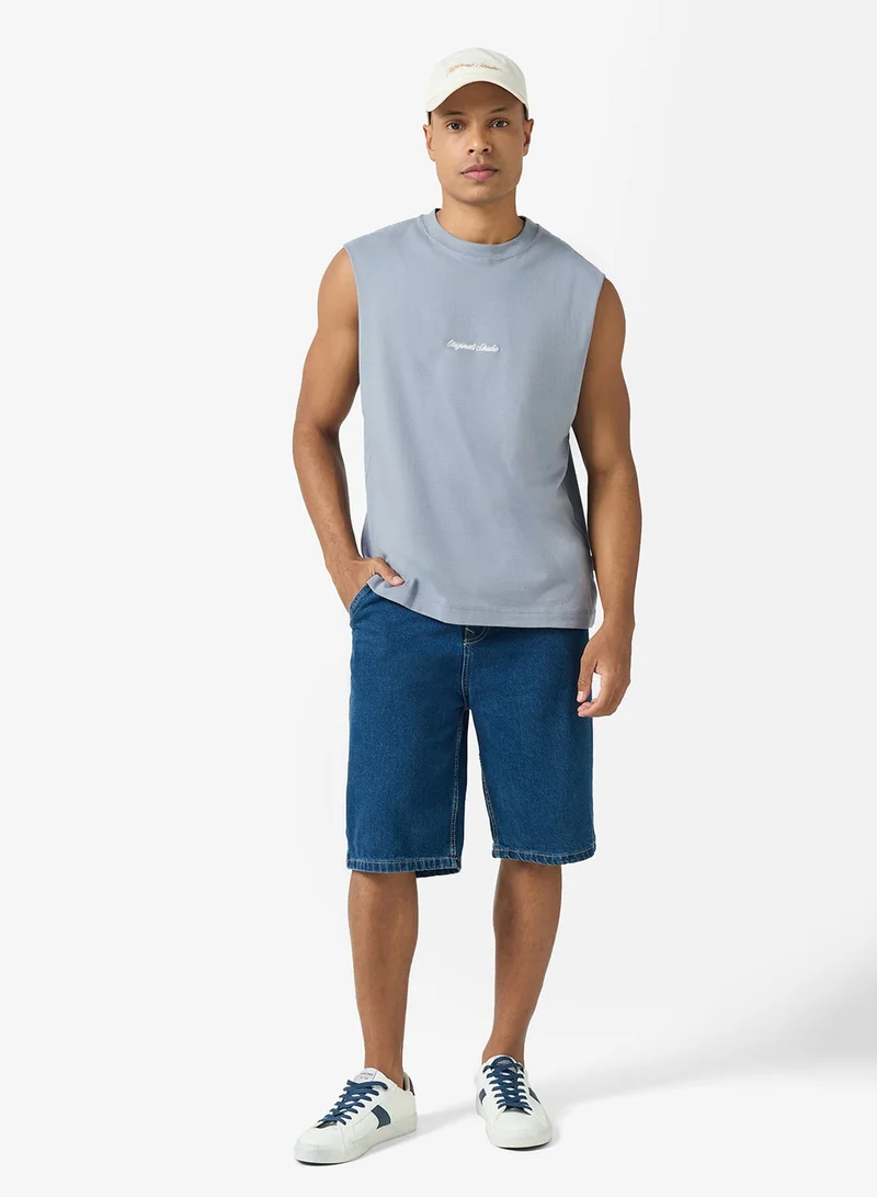JACK & JONES  Logo Crew Neck T-Shirt for Men | Best Price UAE