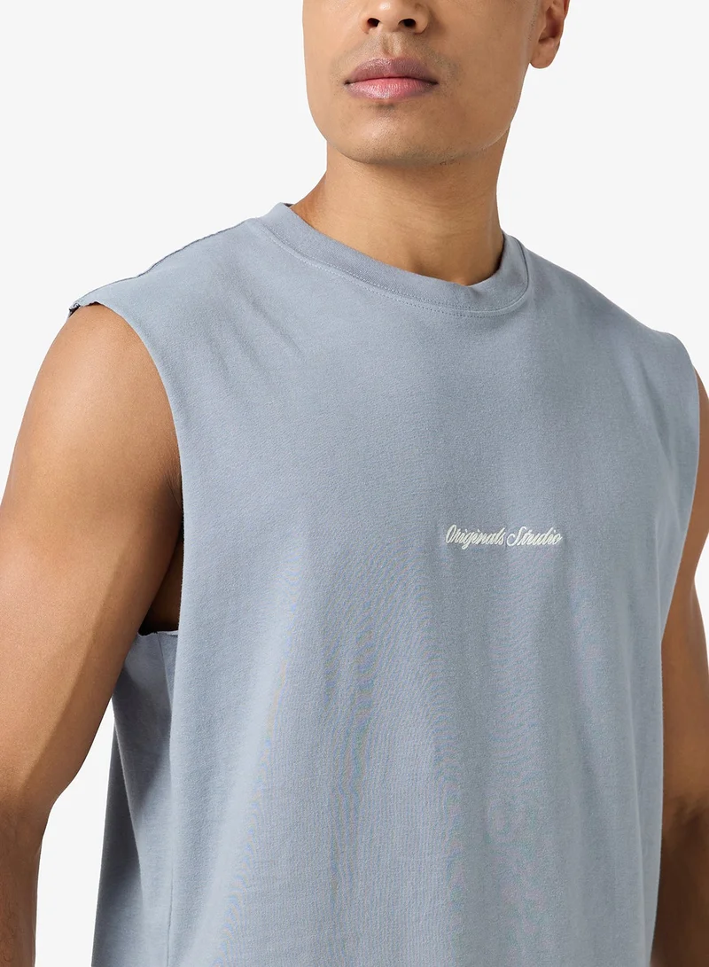 JACK & JONES  Logo Crew Neck T-Shirt for Men | Best Price UAE