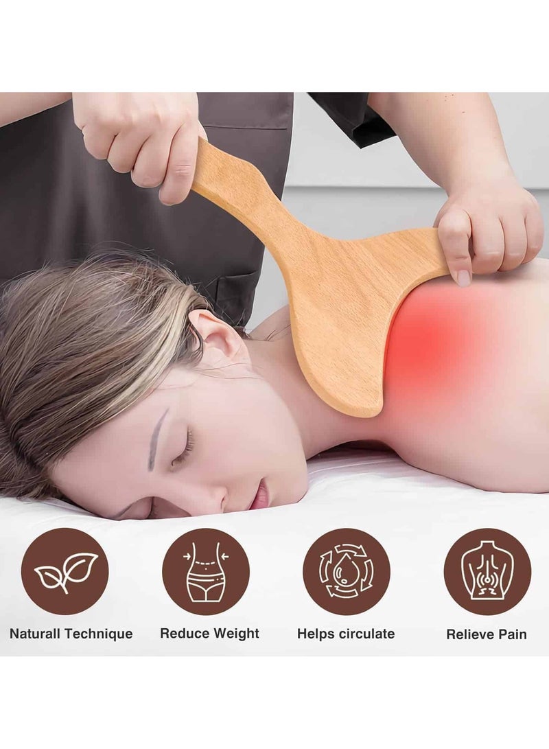 Aideli 6-in-1 Wooden Massage Tools Set, Wood Therapy Kit for Body Shaping, Sculpting and Muscle Pain Relief - Image 3