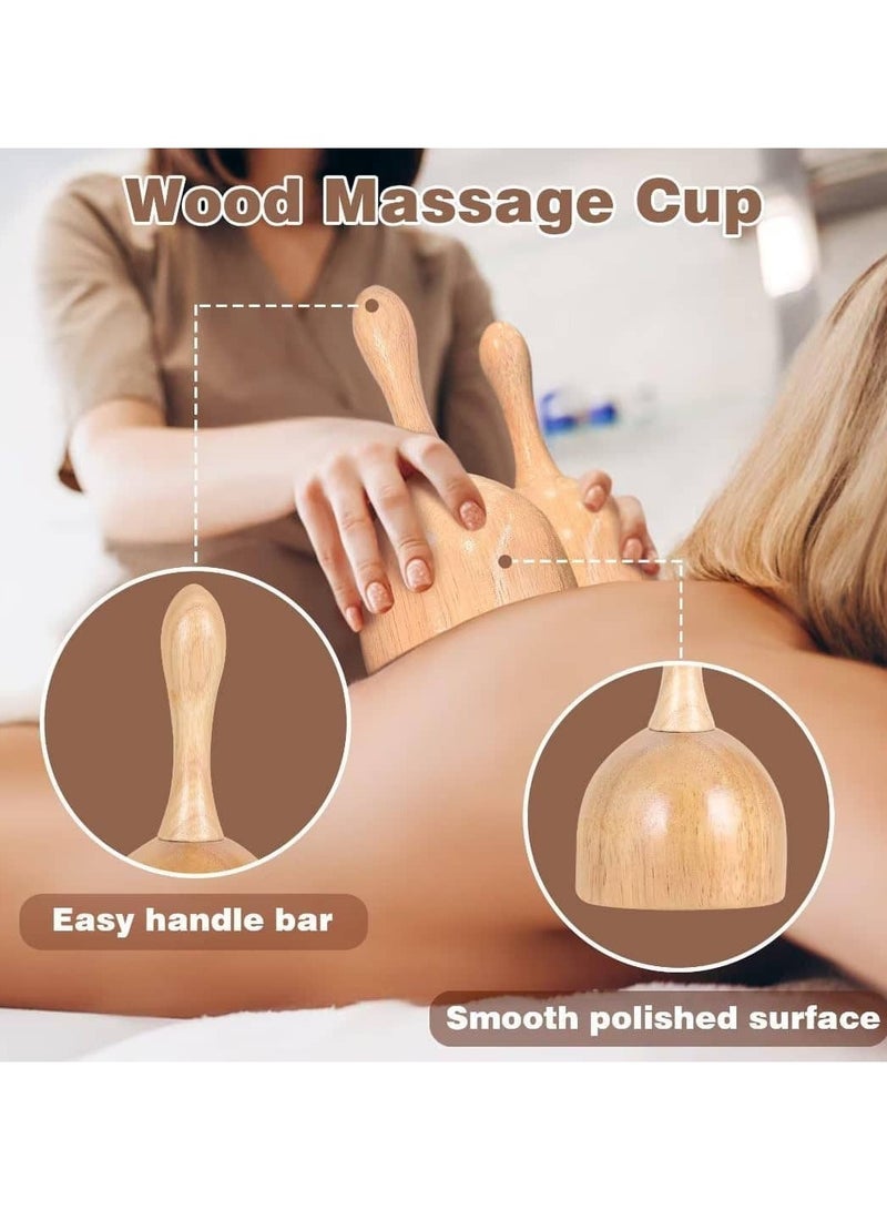 Aideli 6-in-1 Wooden Massage Tools Set, Wood Therapy Kit for Body Shaping, Sculpting and Muscle Pain Relief - Image 5
