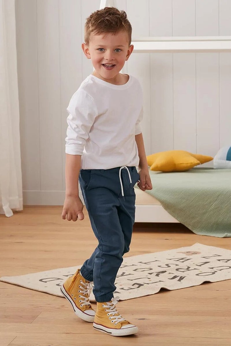 Tchibo Kids Boys Pull,On Jogger Pants, Blue  - Image 1