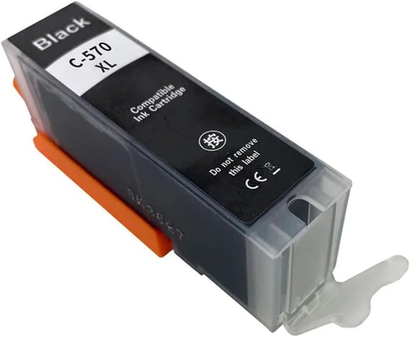 PGI 570 CLI 571 Compatible Ink Cartridge C 570XL BK 1PC for MG5750 MG5751 MG5752 MG5753 MG6850 TS5050 TS5051 TS5052 - Image 1