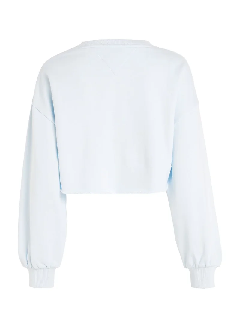 TOMMY JEANS Logo Graphic Crop Sweatshirt