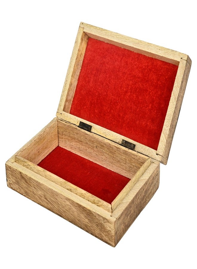 ات او اس 365 صندوق مجوهرات خشبي مصنوع يدويًا من ITOS365 للنساء - تشطيب خشبي | منظم مجوهرات خشبي ببطانة داخلية ناعمة | صندوق للأساور والقلائد والأقراط | هدية مثالية للنساء - Image 5