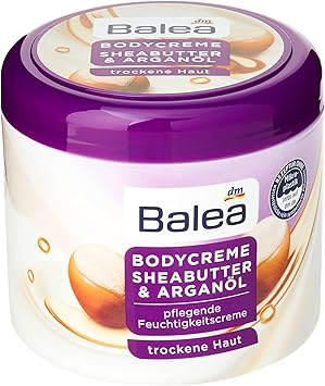 balea كريم جسم باليا بزبدة الشيا وزيت الأركان الثمين للبشرة الجافة 500 مل - Image 2