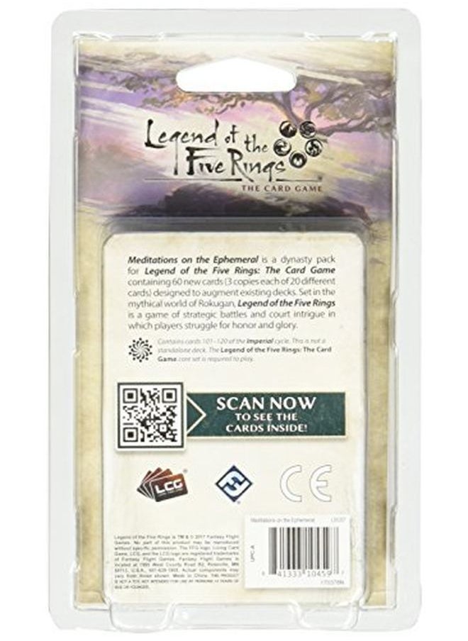 Fantasy Flight Games - Legend Of The Five Rings Lcg Meditations On The Ephemeral - Image 1