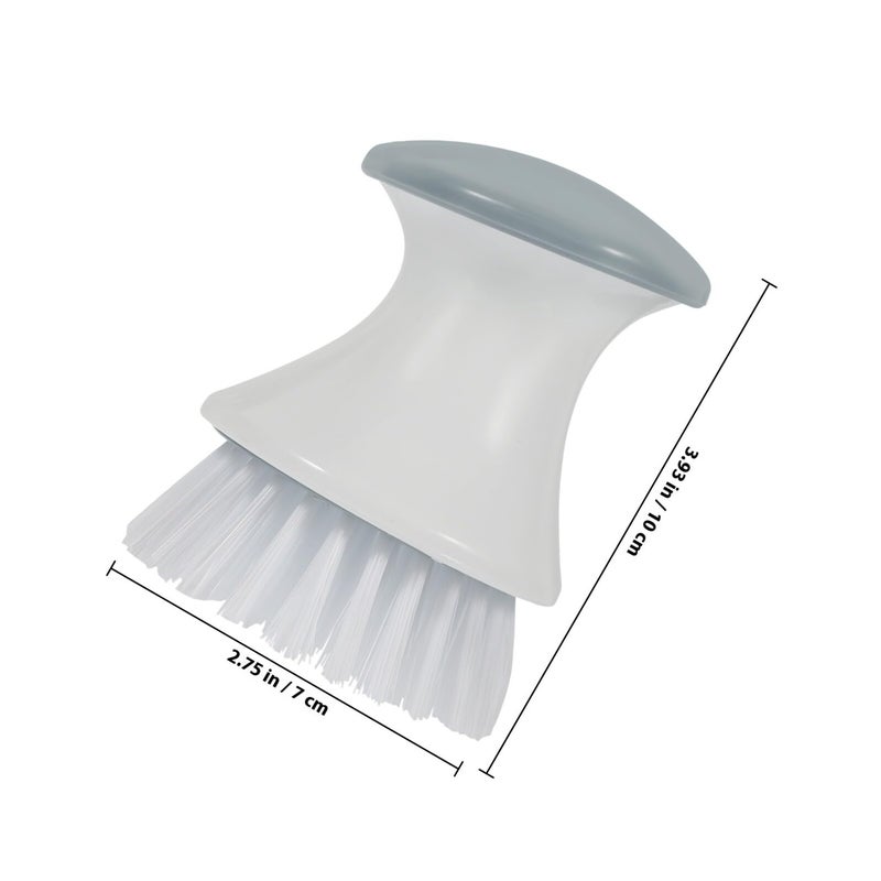 2 Pack Kitchen Scrub Brushes With Handle For Pots Dishes Sink Cleaning - Image 3
