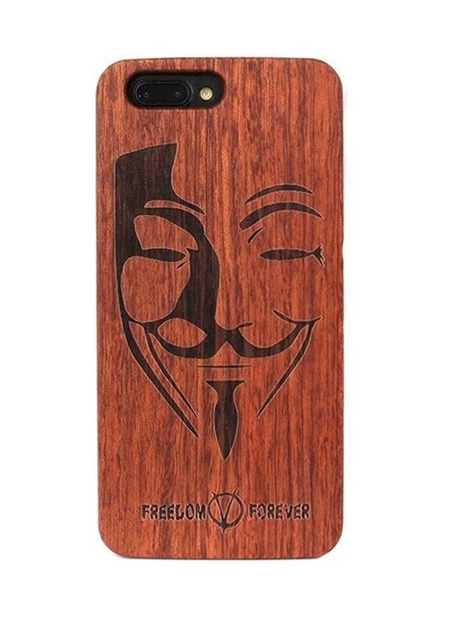 NIBEMINENT Protective Case Cover For OnePlus 5 Brown - Image 1