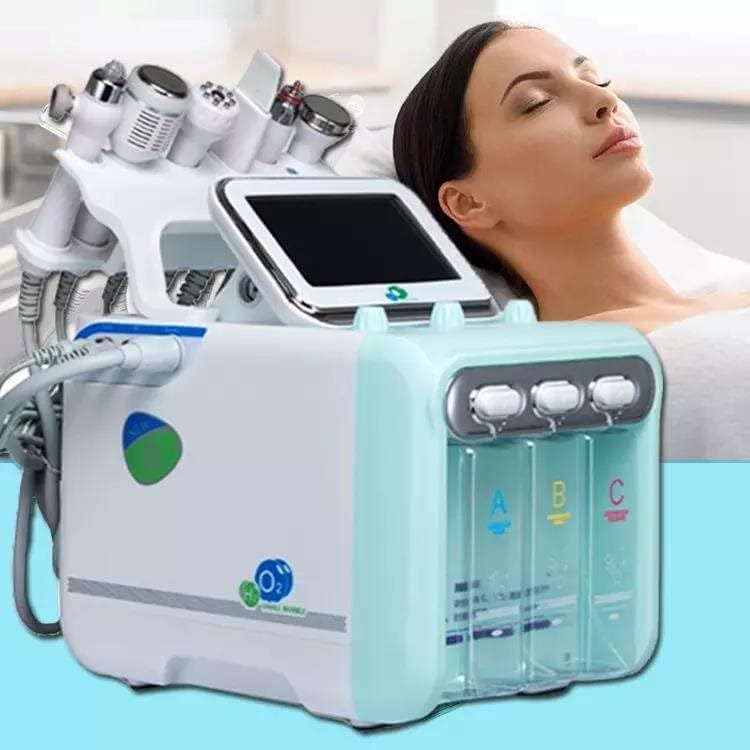 R A Products آلة هيدرافيشال 7 في 1 مع تدريب فيديو آلة هيدرا فيشل للميكروديرمابراشن مع دعم مجاني لدروس الآلة الأفضل للصالونات وعيادات الجلد - Image 2