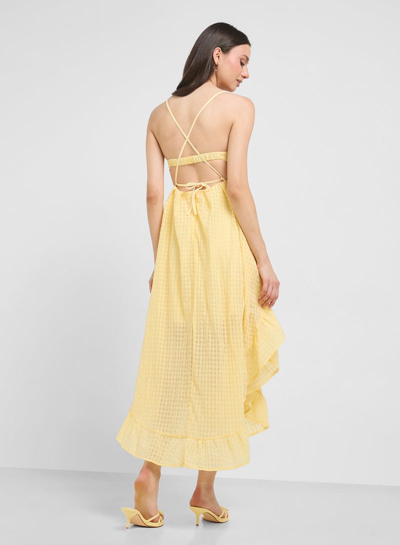 ELLA Strappy Textured Dress  - Image 2