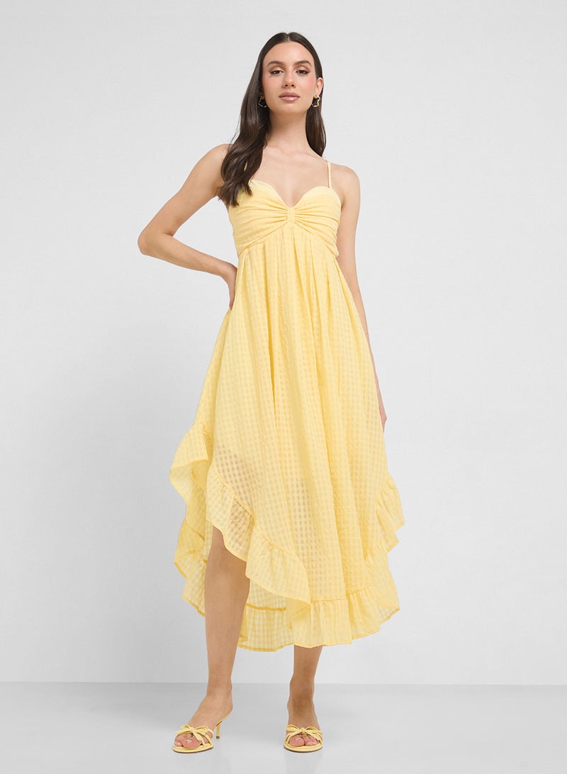 ELLA Strappy Textured Dress  - Image 4