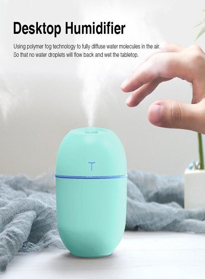 Antokin Portable Humidifier with Night Light Super Quiet for Desktop Baby Room, Unique Gift, Night Lamp, Fancy Light, USB Operated Cool Mist Humidifier Diffuser with 7 Color Lights Air Humidifer - Image 3