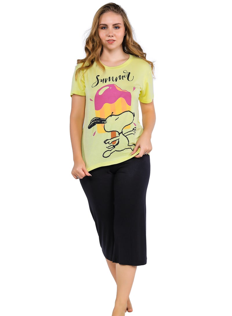 Dadoush Women's soft pajama shorts - Women's pajama set from the Daadoush brand  - Image 2