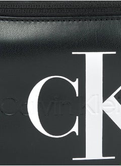 Calvin Klein Jeans Men's Monogram Soft Waistbag,  Black  - Image 3