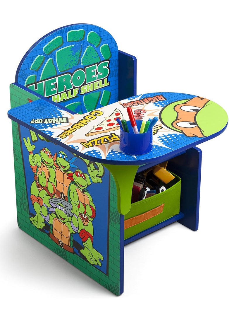 Delta CHILDREN - Teenage Mutant Ninja Turtles Chair Desk with Storage Bin - Image 1