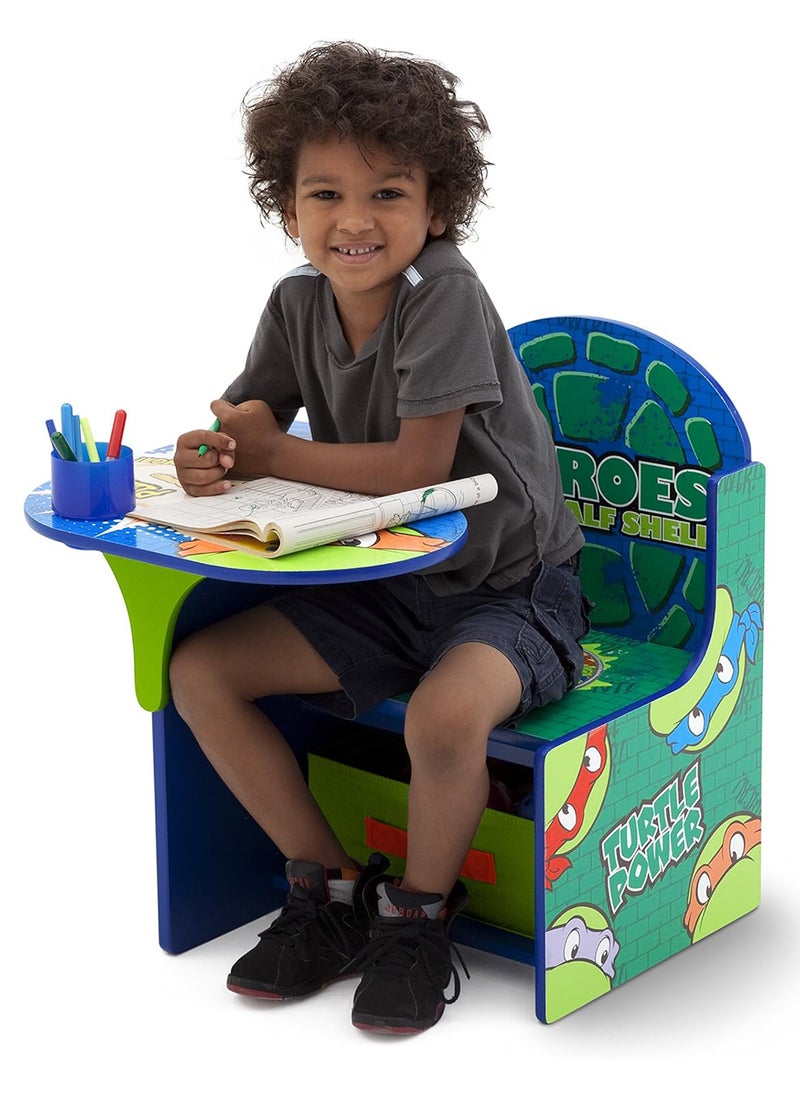 Delta CHILDREN - Teenage Mutant Ninja Turtles Chair Desk with Storage Bin - Image 1