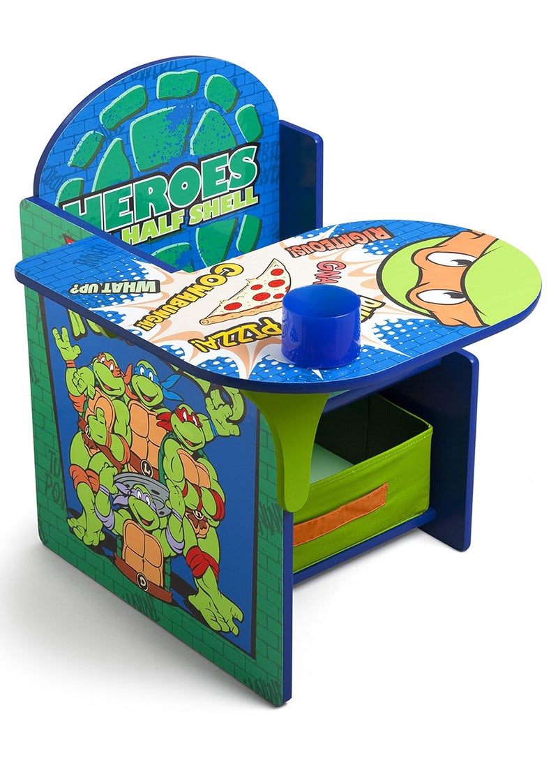 Delta CHILDREN - Teenage Mutant Ninja Turtles Chair Desk with Storage Bin - Image 1