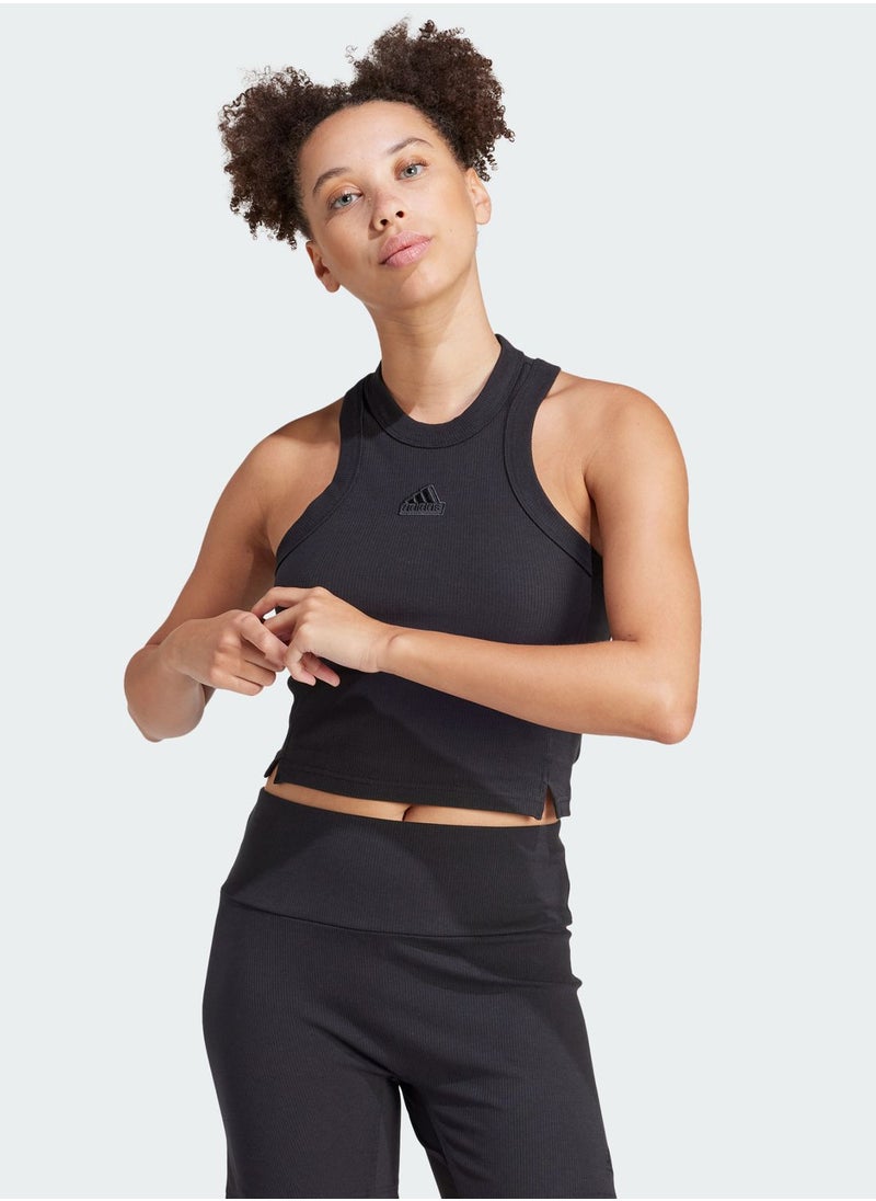 Adidas - Long Ribbed Tank - Image 1