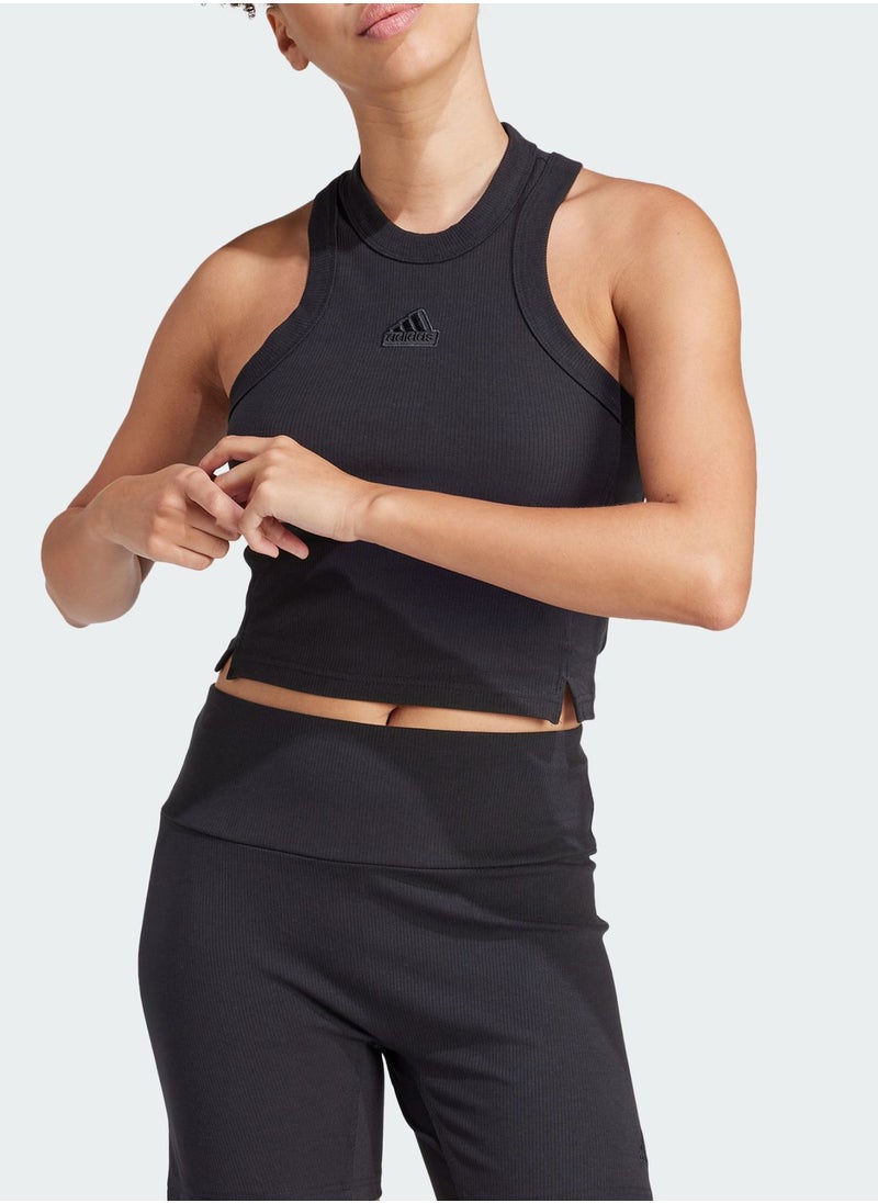 Adidas - Long Ribbed Tank - Image 1