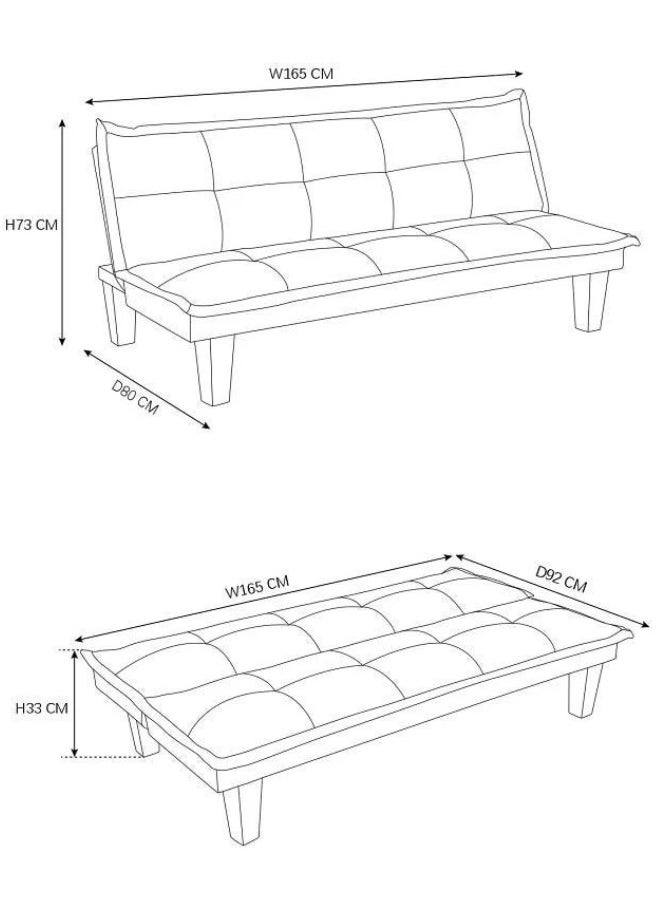 SULSHA Modern Heavy Duty 3 Seater Sofa bed  - Image 5